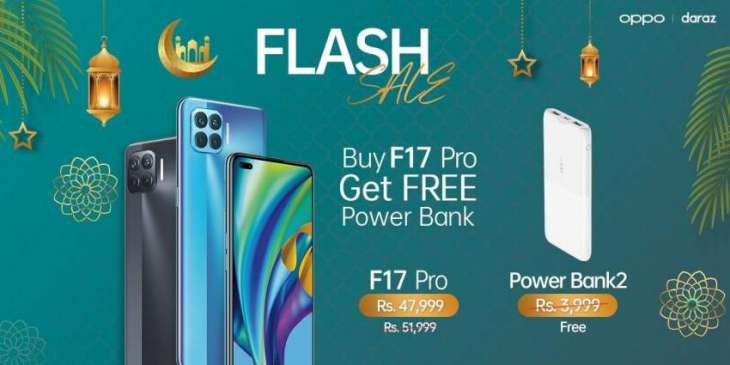 OPPO Kick Starts an Exciting Promotional Sale on Daraz featuring the famous F17 Pro