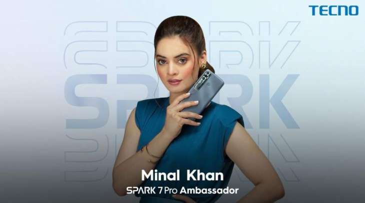 Youth icon Minal Khan announced ambassador for the TECNO’s new Gaming King,Spark 7 Pro
