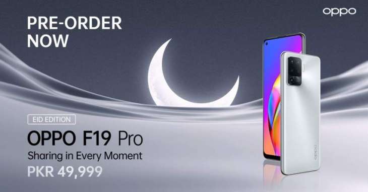 OPPO F19 Pro Crystal Silver Limited Eid Edition makes Sharing in Every Moment a lot more exciting! Now Available for Preorders