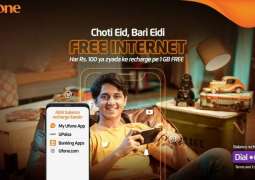Ufone offers generous free data ‘Eidi’ on mobile top-ups