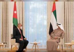 Mohamed bin Zayed receives message from Jordan's King Abdullah