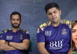 Cricketers play ‘Guess the celebrity Game’