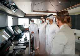 Mansour bin Mohammed inaugurates world’s largest composite production superyacht ‘Majesty 175’ at its world premiere at Dubai Harbour