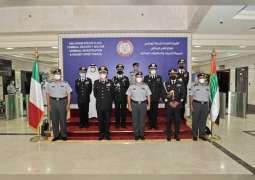 مدير عام شرطة أبوظبي يطلع وفدا إيطاليا على الجهود التطويرية لمنظومة العمل الشرطي