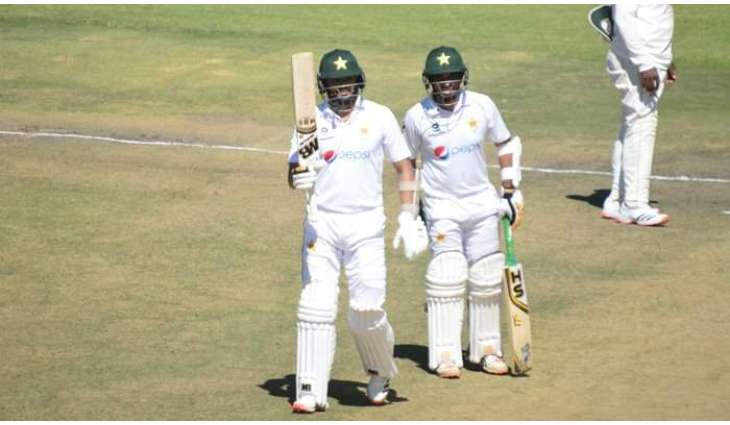 Pakistan crosses 500 scores with Abid’s double century against Zimbabwe