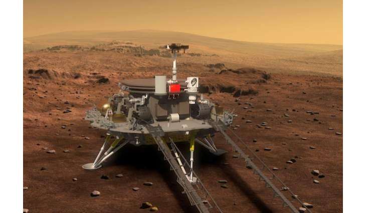 China's Zhurong Mars Rover Descends From Platform to Begin Exploration - Manufacturer