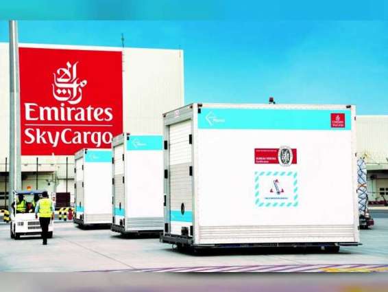 Emirates SkyCargo completes one year of transporting urgently required cargo on passenger seats, in overhead bins