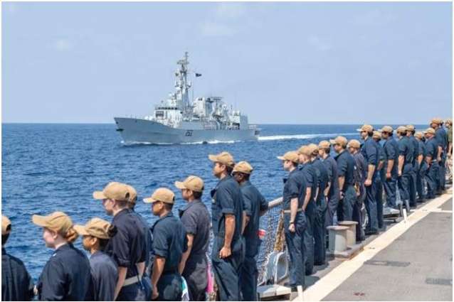 PNS Saif Participated In Naval Drills With Us & Canada