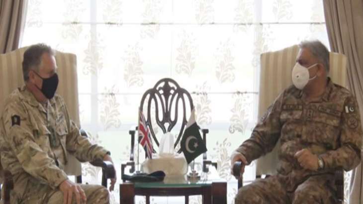 UK military chief calls on Army Chief Bajwa, discuss Afghan peace process