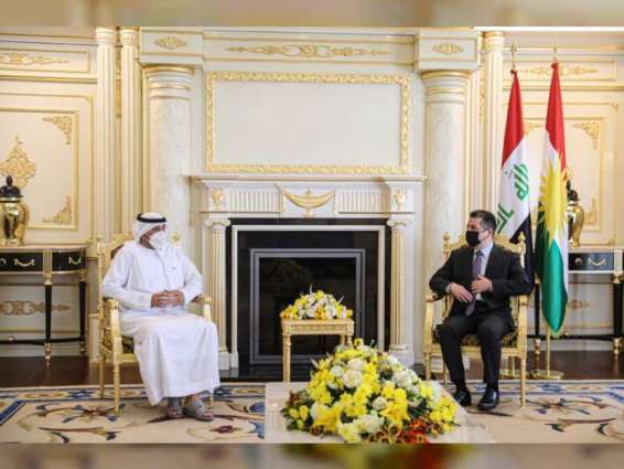 Prime Minister of Iraqi Kurdistan commends UAE's support for refugees, displaced people