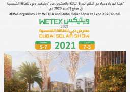 DEWA organises WETEX, Dubai Solar Show at Expo 2020 Dubai on 5th October
