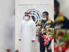 استقبال رسمي لسيف بن فطيس بطل الرماية.. 4 ميداليات دولية