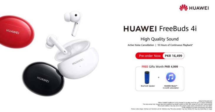 Huawei Opens Pre-bookings for HUAWEI FreeBuds 4i Nationwide