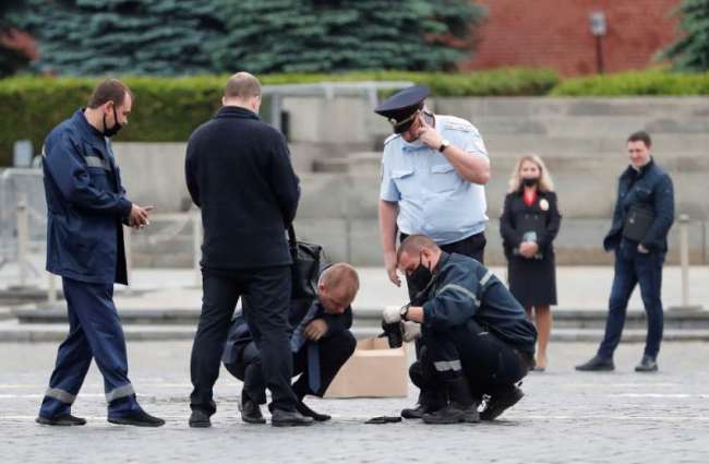 Moscow Police Detain Activist on Red Square After Simulated Shooting Performance