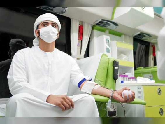Mansoor bin Mohammed first donor for 'My Blood for My Country' campaign