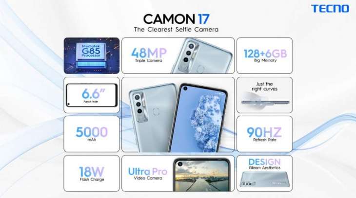 TECNO puts all competitors to dust with the exceptional features of Camon 17