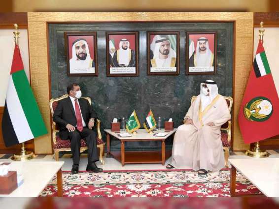 UAE's Minister of State for Defence Affairs receives Pakistani Ambassador