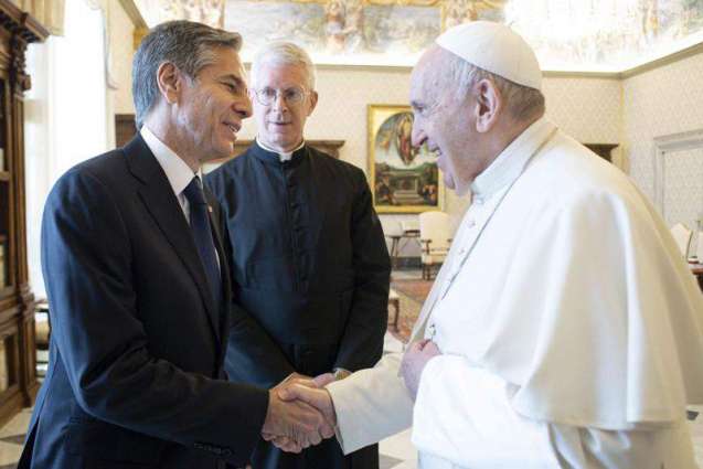 Blinken, Pope Francis Discuss China, Syria During Meeting in Vatican - US State Dept.