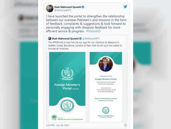 Pakistani mission in Dubai connected to FM’s Portal for diaspora’s complaints, feedback