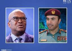 رئيس بوركينا فاسو يستقبل مرشح الإمارات لرئاسة الإنتربول الدولي