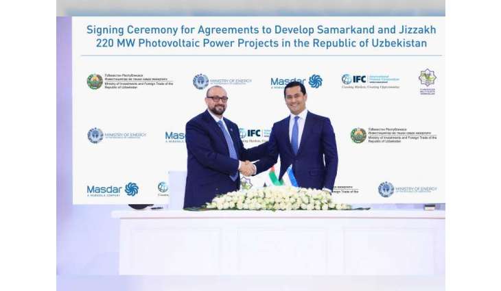 Masdar to develop 440 MW solar projects in Uzbekistan