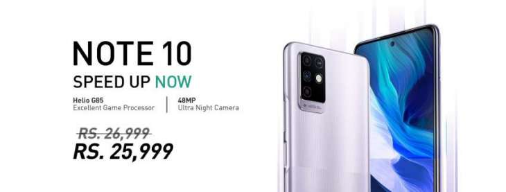 Infinix NOTE 10 unveiled as new Mid-Range Killer of 2021 with amazing specs under the hood