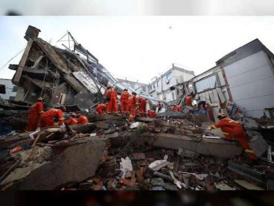 8 killed, 9 missing after hotel collapses in China