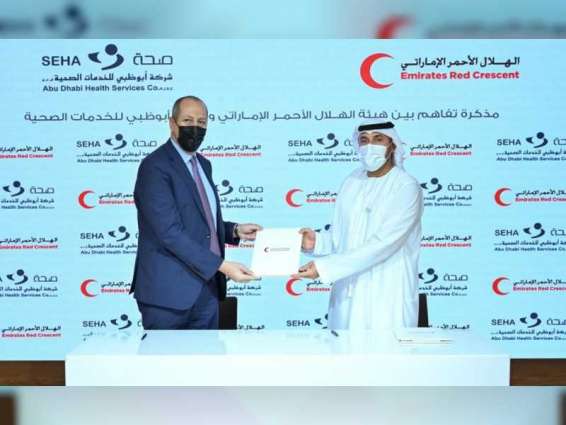 SEHA, Emirates Red Crescent sign cooperation agreement in healthcare and humanitarian fields