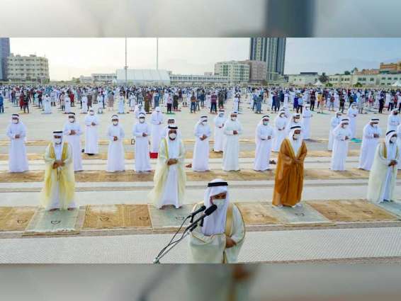 RAK Ruler performs Eid prayer at Grand Eid Musalla