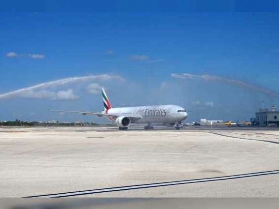 طيران الإمارات تدشن أول خدمة لها في ميامي الأمريكية 