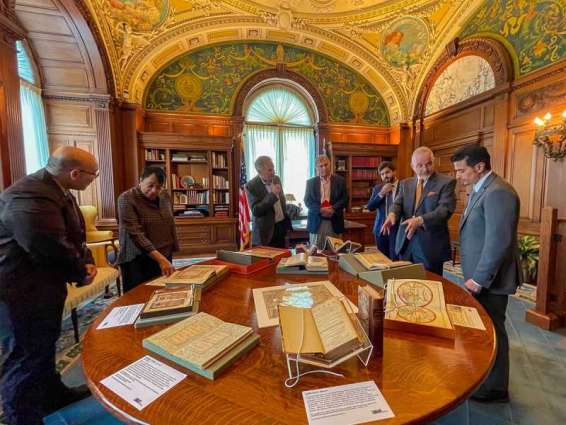 Sharjah Book Authority delegation visits US Library of Congress