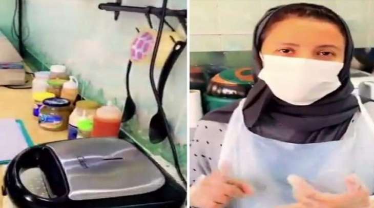 شابة سعودیة تفتتح مطعما باستخدام أجھزتھا المنزلیة فی منطقة الریاض