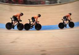 Netherlands Wins Men's Team Sprint Race on Cycling Track at Tokyo Olympics