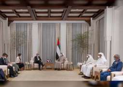 Mohamed bin Zayed meets French Foreign, Defence ministers
