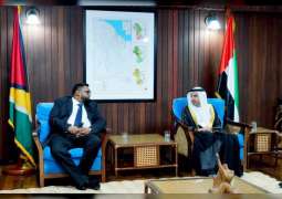 ‎سفير الإمارات غير المقيم يقدم أوراق اعتماده إلى رئيس غويانا التعاونية