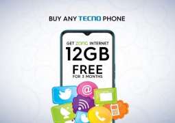 TECNO Partners with Zong 4G to bring 12GB FREE internet for its users