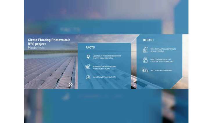Masdar joint venture starts construction on Indonesia’s first utility-scale floating solar power plant