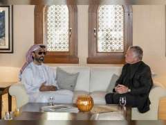 King of Jordan receives UAE delegation headed by Tahnoun bin Zayed