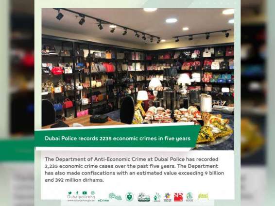 Dubai Police records 2235 economic crimes in five years