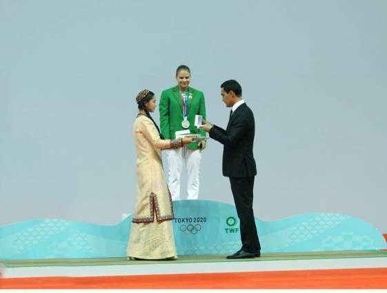 Honoring of the Olympic medalist of Turkmenistan took place in Ashgabat