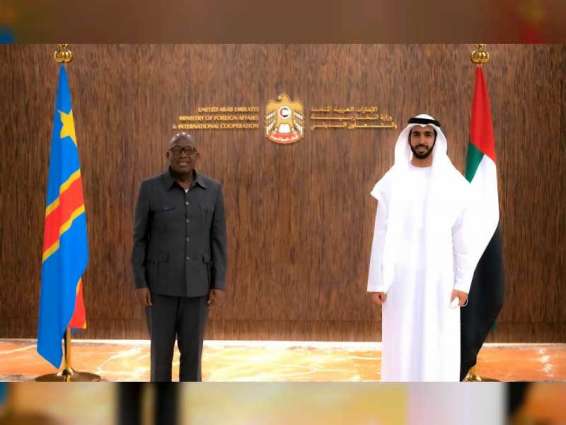 Shakhbout bin Nahyan receives Minister of Foreign Affairs of DRC