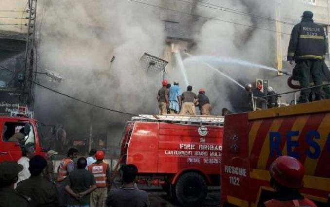 At least 13 labourers burnt to death due to fire inside the factory