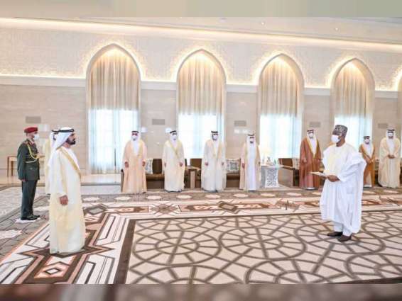 Mohammed bin Rashid receives credentials of new ambassadors to the UAE