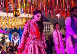 Minal Khan enjoys every moment of her wedding festivities