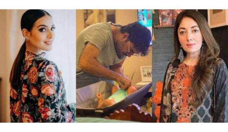 Sharmila Faruqi reacts on Iqra Aziz’s photo about parental duties