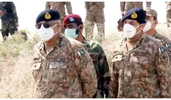 COAS visits Pano Aqil Cantt, observes operational preparedness