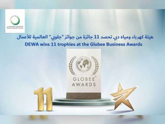 DEWA wins 11 trophies at Globee Business Awards