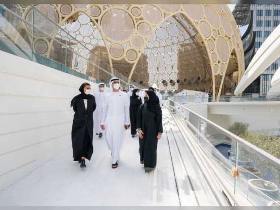 Khaled bin Mohamed bin Zayed visits Expo 2020 Dubai site and UAE Pavilion