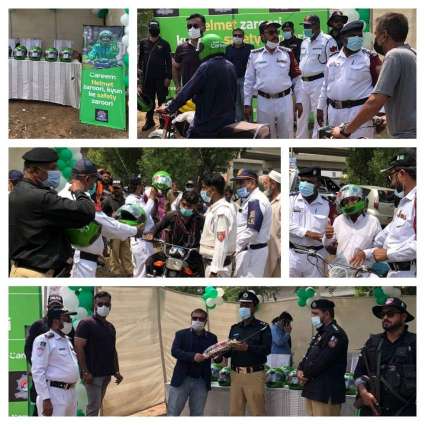 Careem highlights importance of road safety by distributing helmets, partners with authorities