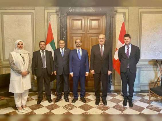 President of Swiss Confederation receives UAE Minister of Education